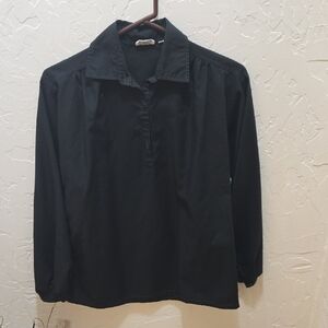 3/$10 Chic Black Blouse by Exclusive Fashion